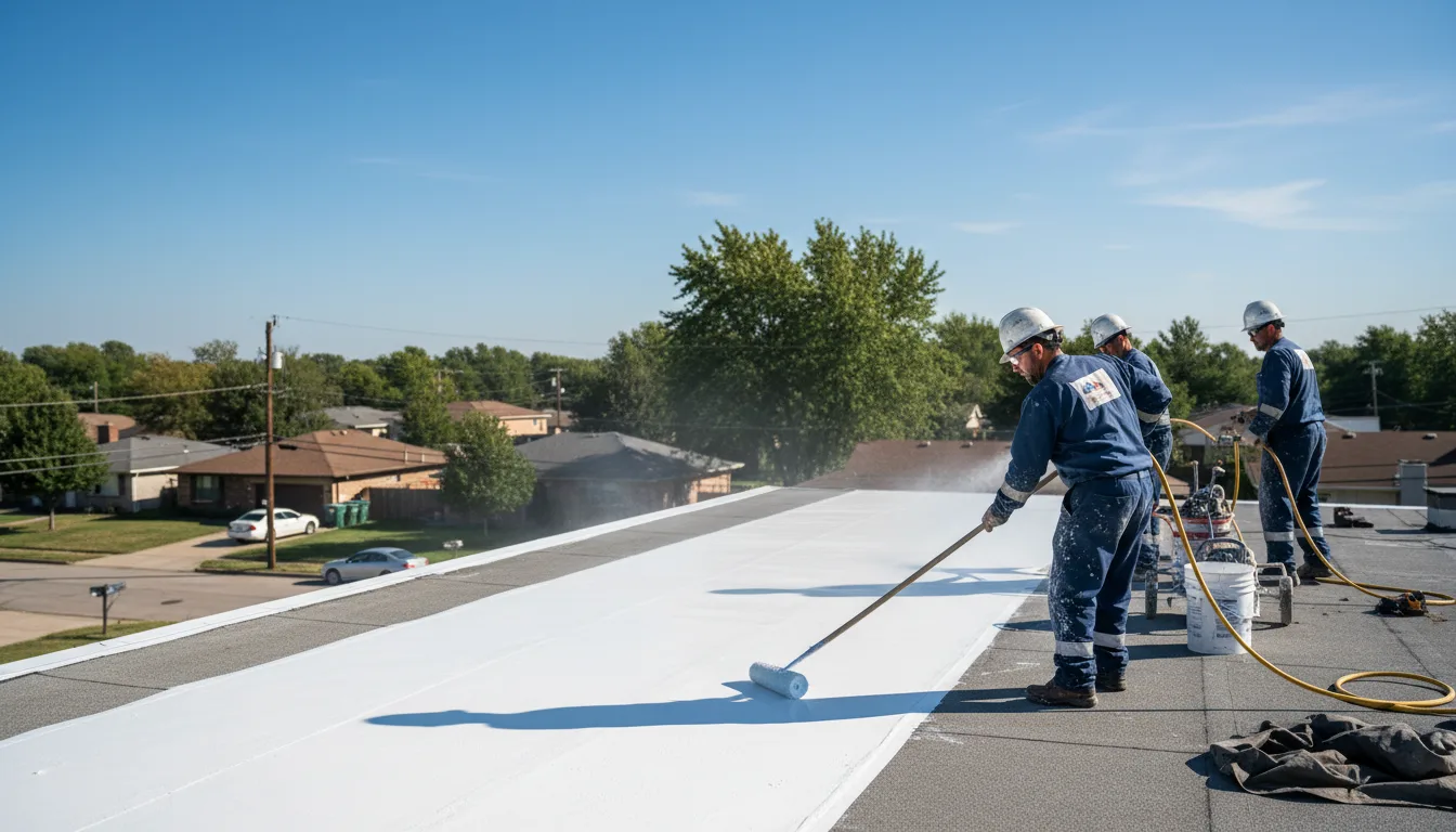 Commercial roof coating in Corona, NM near me